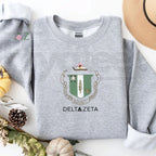 Custom Embroidered Sorority Sweatshirt – Elevated Greek Life Apparel & Sisterhood Gift