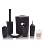 Modern Plastic Bathroom Accessories Set With Soap Dish And Toothbrush Holder