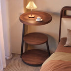 Modern Wooden Nightstand Bedside Table Cabinet Bedroom Furniture 2 Drawers Storage USB Charging Space Saving Furniture Bedroom