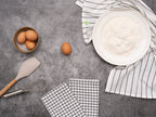 Stripe & Check Kitchen Towel Set