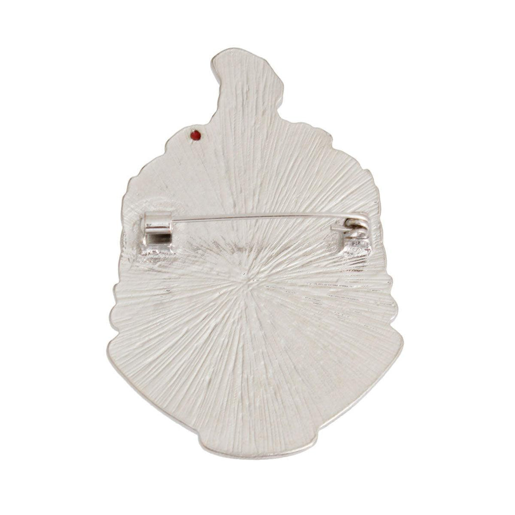 Red White Sorority DST Shield Brooch
