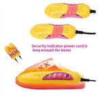Winter Yellow Shoe Dryer Lightweight Portable Shoe Warmer Machine Heater Household Essential For Autumn